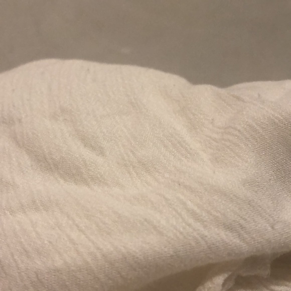 Free people 3/4 sleeve white top - Picture 4 of 5